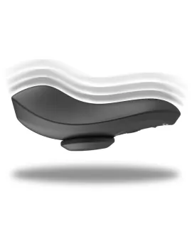 BLACK&SILVER - PRESTON WIEDERAUFLADBARER SILIKON-VIBRATOR-PANTIE SCHWARZ