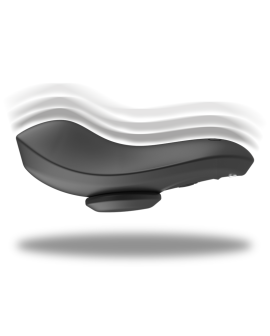 BLACK&SILVER - PRESTON WIEDERAUFLADBARER SILIKON-VIBRATOR-PANTIE SCHWARZ
