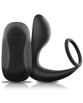 BLACK&SILVER - ANALMASSAGER MIT FERNBEDIENUNG, WIEDERAUFLADBARES SILIKON SCHWARZ