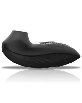 BLACK&SILVER - DRAKE DELUXE SUCKING VIBE WIEDERAUFLADBARES SILIKON SCHWARZ