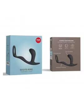 FUN FACTORY - BOOTIE RING LOVERING MIT BUTT PLUG SLATE