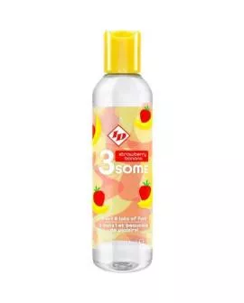 ID 3some Gleitgel Erdbeer-Banane - 118 ml