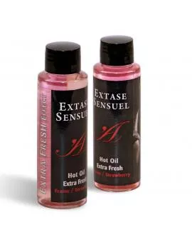 EXTASE SENSUAL - MASSAGEÖL MIT EXTRA FRISCHEM ERDBEEREFFEKT 100 ML