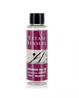 EXTASE SENSUAL - MASSAGEÖL MIT WÄRMEFFEKT UND BROMBEER PHEROMONEN 100 ML
