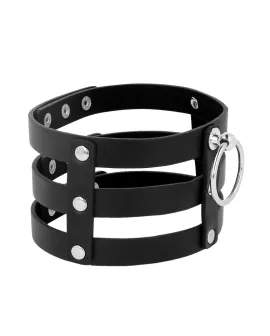 Coquette Chic Desire - Veganes Leder-Halsband Fetisch-Stil