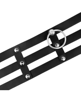 Coquette Chic Desire - Veganes Leder-Halsband Fetisch-Stil