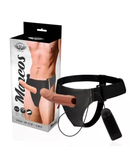 Harness Attraction - Hohlrahmen mit Vibrator 15 cm Ø 5 cm