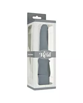 GET REAL - KLASSISCHER GLATTVIBRATOR SCHWARZ