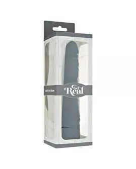 Get Real - Klassischer Schlanker Vibrator Schwarz