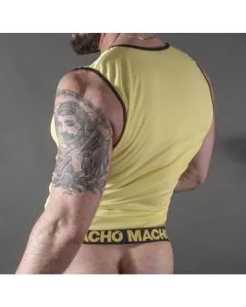 MACHO - Gelbes Erotik T-Shirt für Männer