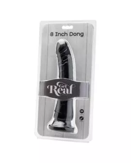 GET REAL Dong 20,5 cm Schwarz - Realistischer Dildo