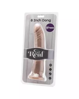 Get Real - Vibrierender Dong 20,5 cm Realistische Haut