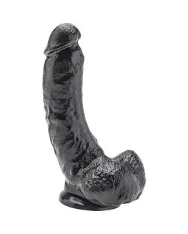GET REAL - DILDO 20,5 CM MIT KUGELN SCHWARZ