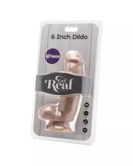 Get Real - Realistischer Dildo 12 cm mit Kugeln Vibrator