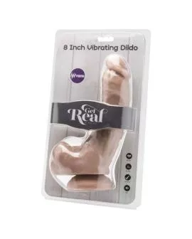 Get Real - Dildo 20,5 cm mit Kugeln Vibrator Haut