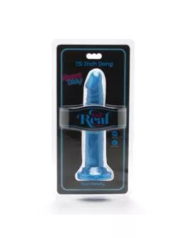 Get Real - Happy Dicks Dong 19 cm Blau - Realistischer Dildo