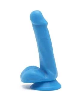 GET REAL - HAPPY DICKS DILDO 12 CM BLLE BLAU