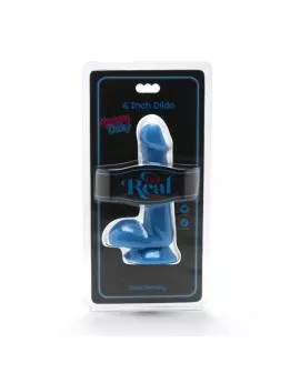 GET REAL - HAPPY DICKS DILDO 12 CM BLLE BLAU