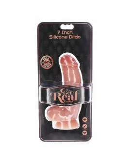 Get Real Silikondildo 18 cm mit Kugeln - Realistische Haut