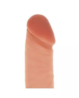 GET REAL - Silikondildo 20,5 cm mit Kugeln und Haut