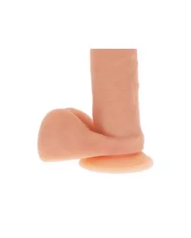 GET REAL - Silikondildo 20,5 cm mit Kugeln und Haut
