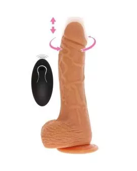 GET REAL - UP&DOWN ROTIERENDE VIBR-DILDO-HAUT