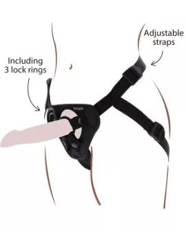 GET REAL - Strap-On-Gurt Schwarz Erotik