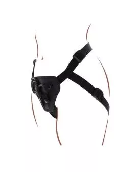 GET REAL - Strap-On-Gurt Schwarz Erotik