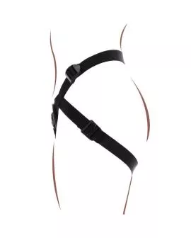 Get Real - Strap-On Spitzengeschirr Lila