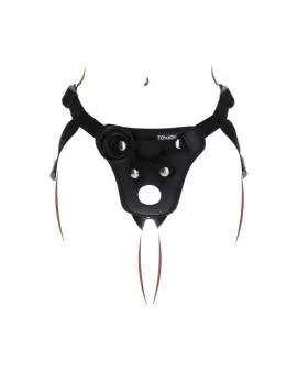 GET REAL - STRAP-ON-VERGNÜGUNGSGESCHIRR SCHWARZ