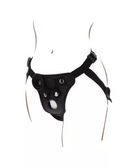 GET REAL - STRAP-ON-VERGNÜGUNGSGESCHIRR SCHWARZ
