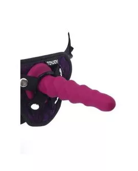 Get Real Ribbed Dong - Gerippter Dildo 12 cm Rot