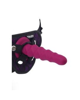 Get Real Ribbed Dong - Gerippter Dildo 12 cm Rot
