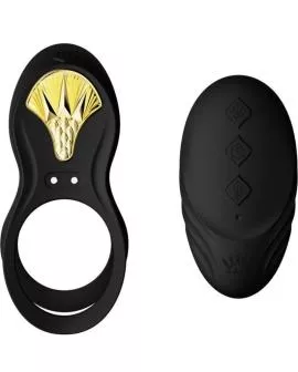 ZALO - Bayek Vibrierender Paarring Schwarz