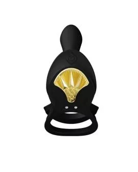 ZALO - Bayek Vibrierender Paarring Schwarz