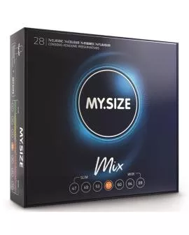 MY SIZE Mix Kondome 57 mm - 28 Einheiten