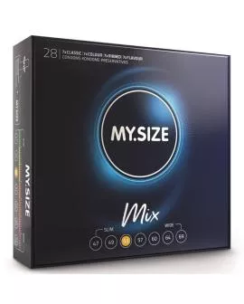 MY SIZE Mix Kondome 53 mm - 28 Einheiten