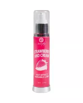 SECRETPLAY - 2-in-1 Gleitgel Wärmeeffekt Erdbeere Creme 50ml