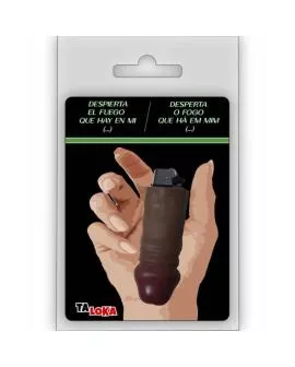 TALOKA - Penis-Feuerzeug Mulatto - 100% Wiederaufladbar