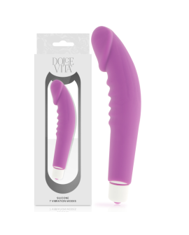 DOLCE VITA - REALISTIC PLEASURE PURPLE SILICONE