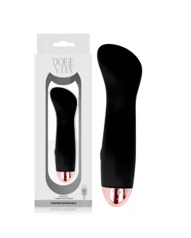 DOLCE VITA - AUFLADBARER VIBRATOR EINE SCHWARZE 7-GESCHWINDIGKEIT