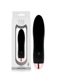 Dolce Vita Aufladbarer Vibrator Vier Schwarz - 7 Geschwindigkeiten