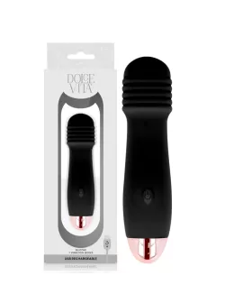 Dolce Vita Aufladbarer Vibrator Drei Schwarz - 7 Geschwindigkeiten