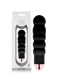 Dolce Vita - Sechs Vibrator Schwarz - 7 Geschwindigkeiten