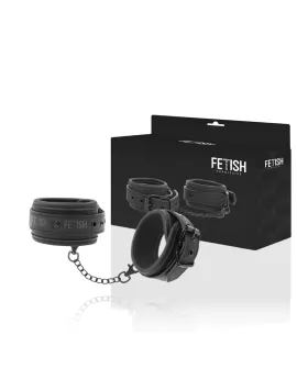 FETISH SUBMISSIVE - Knöchelstze aus veganem Leder mit Neopren-Futter