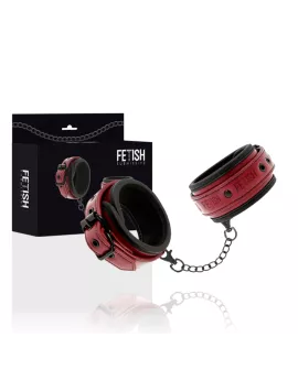 Handschellen aus veganem Leder - Fetish Submissive Dark Room
