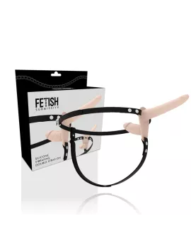 Flesh Up Fetish Submissive Harness - Vibrator Doppelpenetration