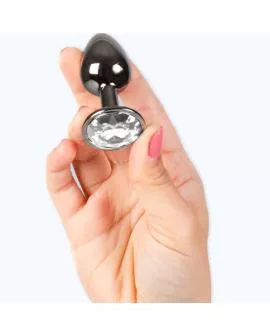 SECRETPLAY - Gunmetal Analplug Kleine Größe 7 cm
