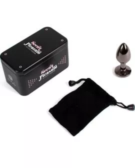 SECRETPLAY - Gunmetal Analplug Kleine Größe 7 cm
