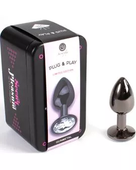 SECRETPLAY - Gunmetal Analplug Kleine Größe 7 cm